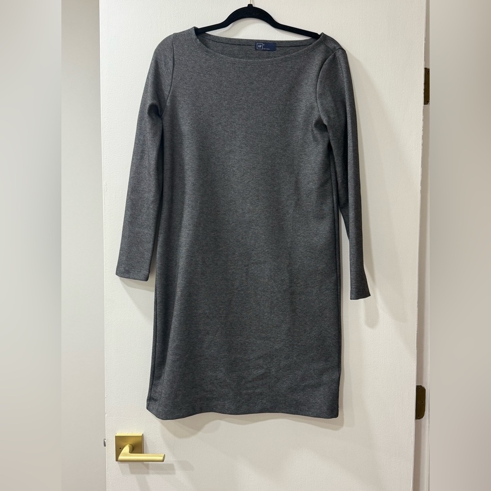 GAP Charcoal Long Sleeve Dress